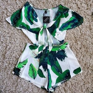 Zaful Two Peice Crop Top/Short Set